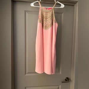 Lilly Pulitzer Pearl Soft Shift Pink Dress, Size 4